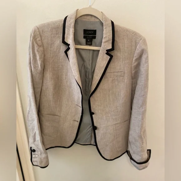 J Crew 100% linen blazer - Picture 4 of 8